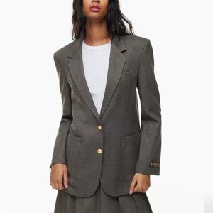 Aritzia Sunday Best Oversized Grey Blazer - Never been worn